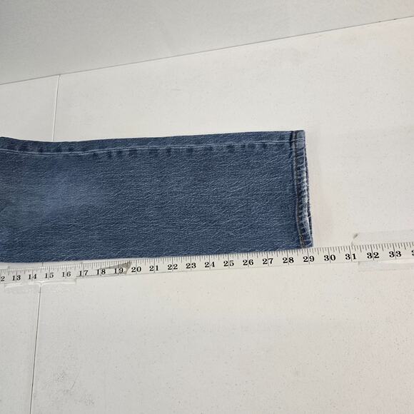 Levi's 501 button fly‎ jeans 28x30 mens medium wash denim 6014 - Picture 7 of 12